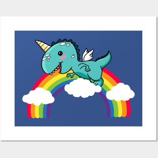 Unicornasaurus Posters and Art